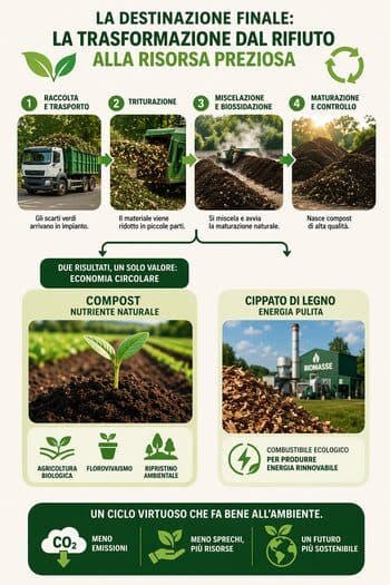 gestione rifiuti verdi in discarica