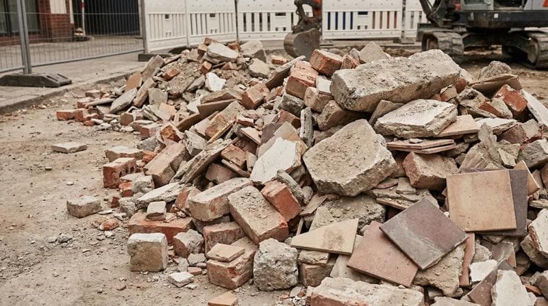 immagine di smaltimento materiali di risulta