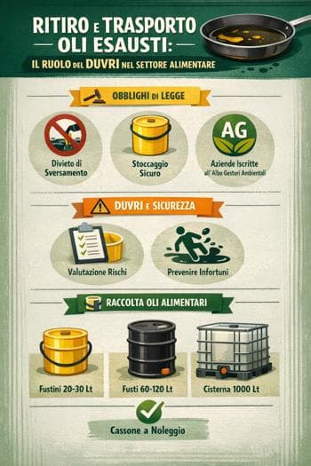 infografica olio alimentare esausto