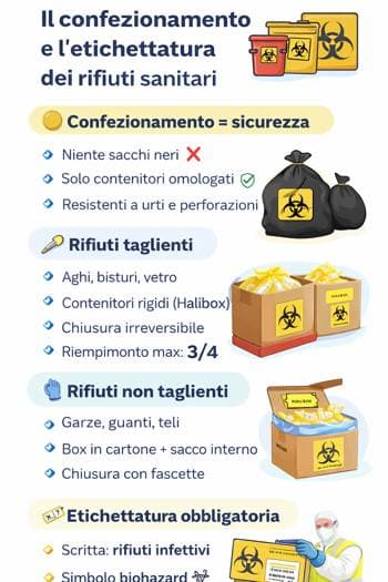 infografica rifiuti sanitari ospedalieri
