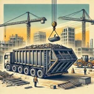 foto cassa scarrabile in un cantiere